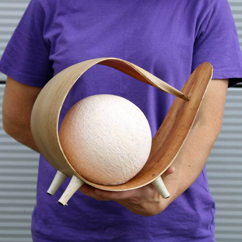 Lampa od kokosovog lista i pamuka